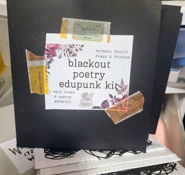 blackout poetry all in one box: Collage Edition | Handmade Supplies & Tools | Gifts for Poetry and Art Lovers | Step-by-Step Guide - Image 3