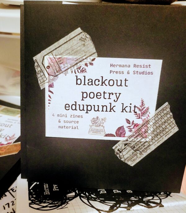 blackout poetry all in one box: Collage Edition | Handmade Supplies & Tools | Gifts for Poetry and Art Lovers | Step-by-Step Guide - Image 2