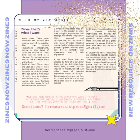 pocket guide-Revolutionary Teaching: Guidebook to Zines in the Classroom & Community digital download and printable file for using zine