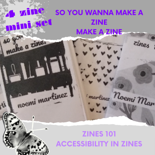 Zine Starter Pack: 4 Mini Zines on Zine Making & Accessibility print version - Image 3