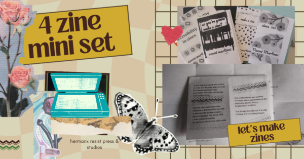 Zine Starter Pack: 4 Mini Zines on Zine Making & Accessibility print version - Image 2