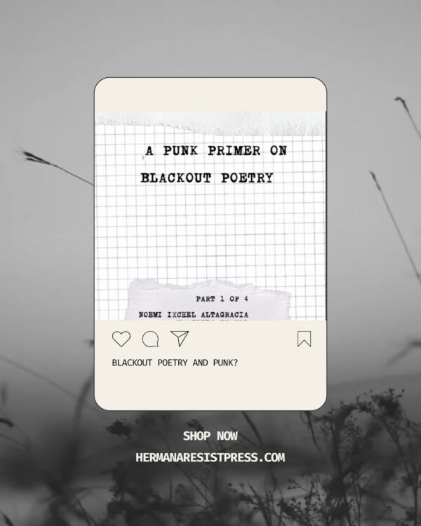 blackout poetry edupunk kit- with 4 mini zines and source material, accessibility, teaching, creating and advanced tips of blackout poems - Image 10