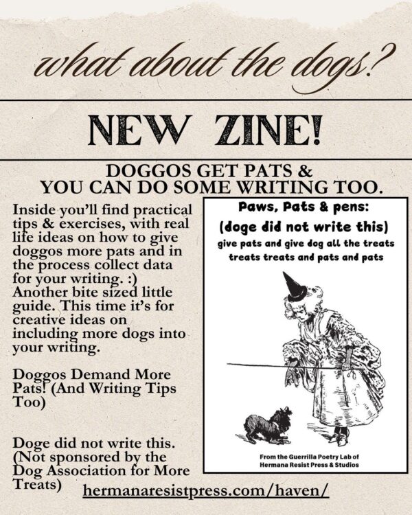 Paws, Pats & pens: (doge did not write this)  give pats and give dog all the treats treats treats and pats and pats