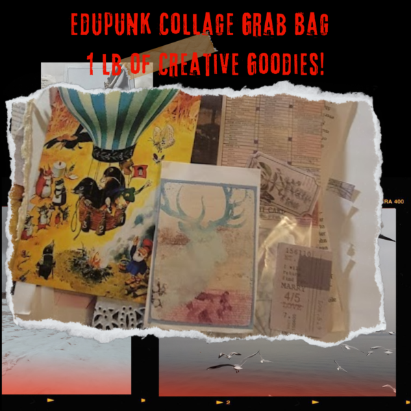 Edupunk Collage Grab Bag - 1 lb of Creative Goodies! - Image 2