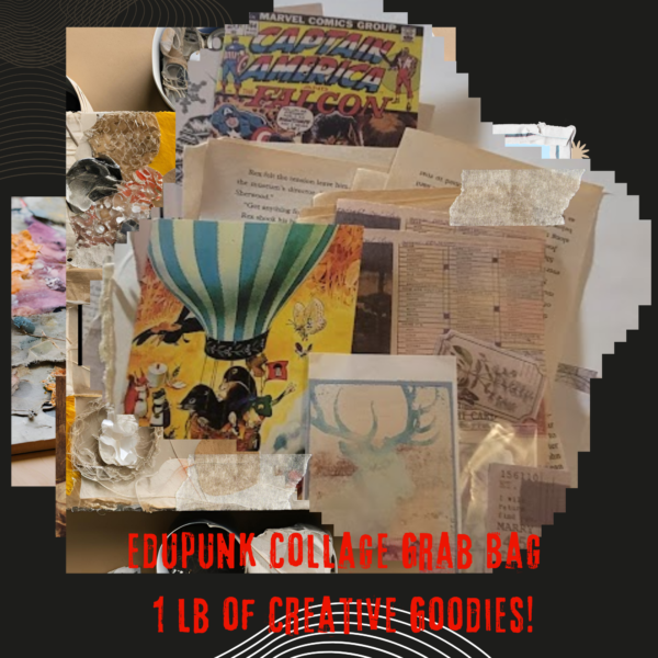 Edupunk Collage Grab Bag - 1 lb of Creative Goodies! - Image 3
