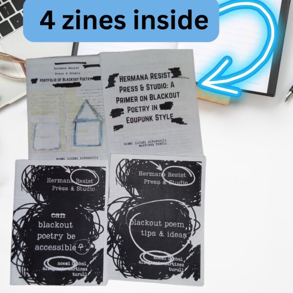 blackout poetry all in one box: Collage Edition | Handmade Supplies & Tools | Gifts for Poetry and Art Lovers | Step-by-Step Guide - Image 7